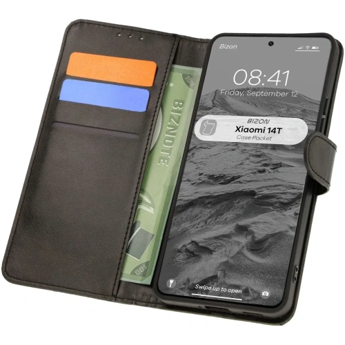 Kup Etui z klapką Bizon Case Pocket do Xiaomi 14T czarne - BIZ6992 - {ean13} - Sklep Home Screen