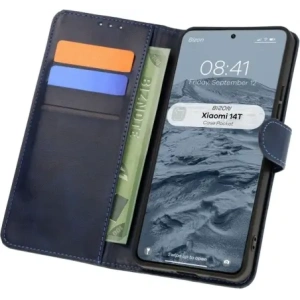 Kup Etui z klapką Bizon Case Pocket do Xiaomi 14T granatowe - BIZ6993 - {ean13} - Sklep Home Screen