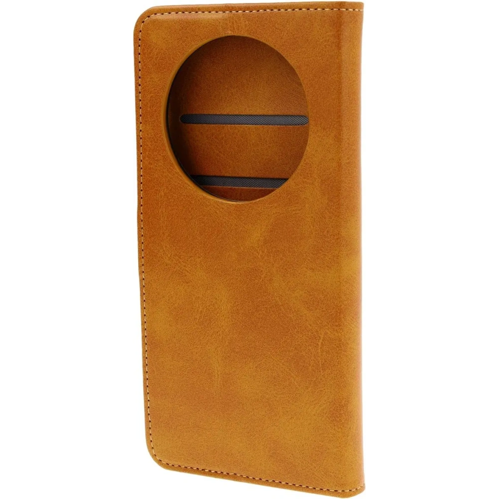 Etui z klapką Bizon Case Pocket do Xiaomi Redmi 14C 4G brązowe