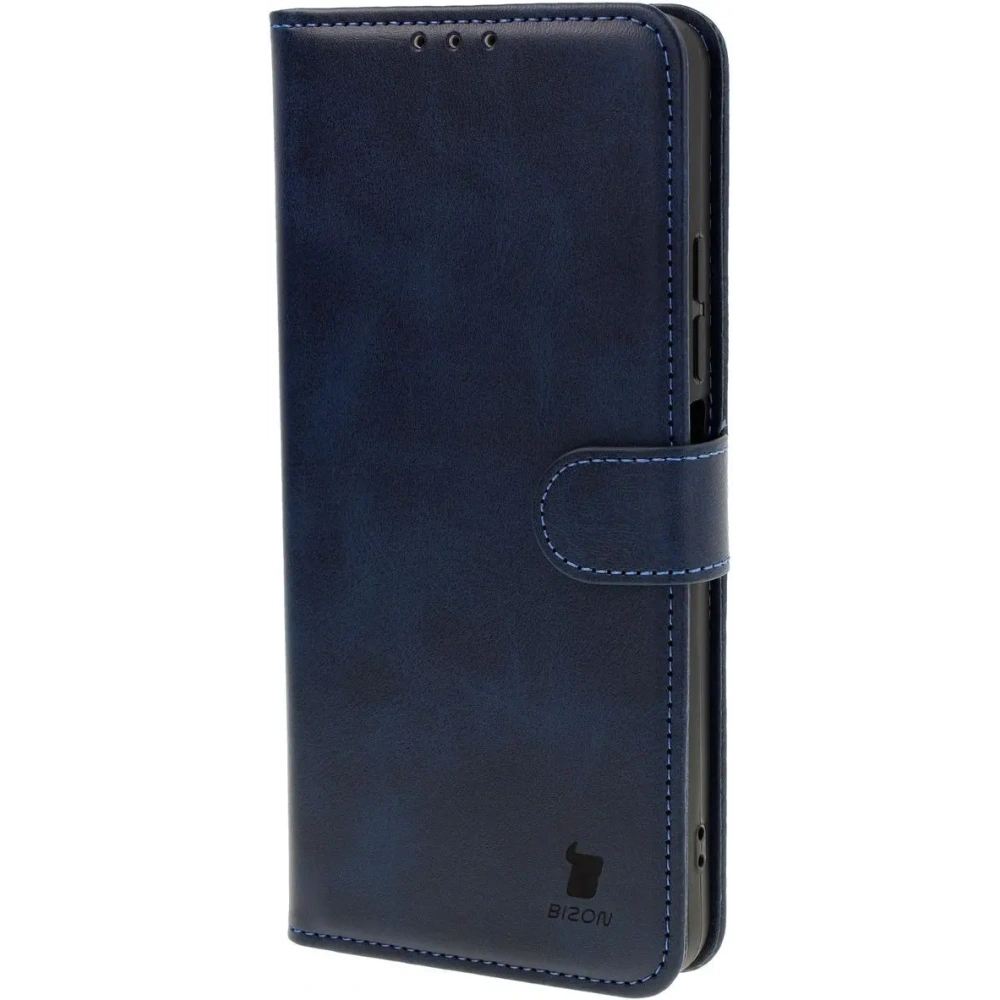 Etui z klapką Bizon Case Pocket do Xiaomi Redmi 14C 4G granatowe