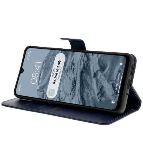 Buy Bizon Case Pocket Xiaomi Redmi 14C 4G navy blue - BIZ6996 - {ean13} - Home Screen Store Europe