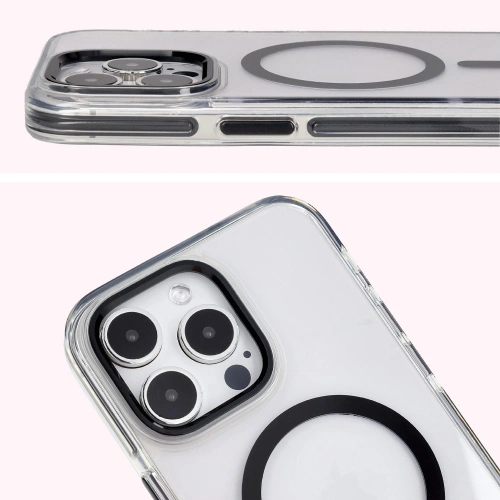Buy Bizon Case Marco Apple iPhone 15 Pro Max clear with black frame - BIZ6997 - {ean13} - Home Screen Store Europe