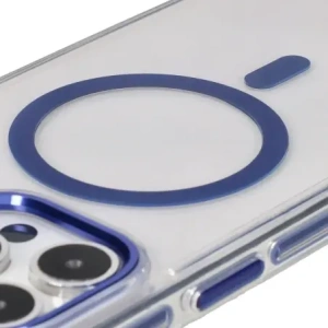Kup Bizon Case Marco Apple iPhone 15 Pro Max transparent cu cadru albastru - BIZ6998 - {ean13} - Sklep Home Screen