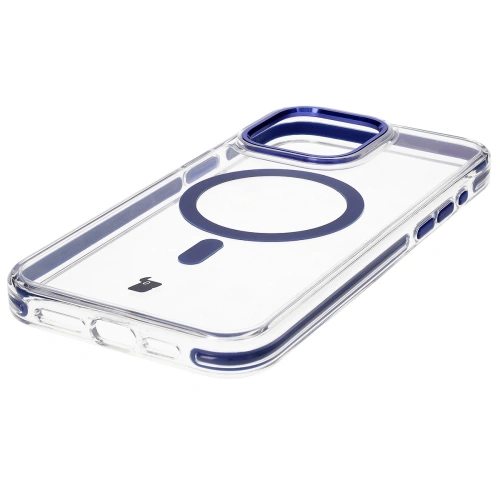 Buy Bizon Case Marco Apple iPhone 15 Pro Max clear with blue frame - BIZ6998 - {ean13} - Home Screen Store Europe