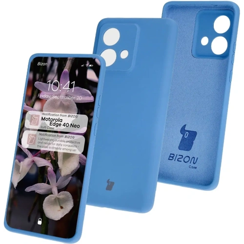 Kup Silikonový obal Bizon Soft Case pro Motorola Edge 40 Neo modrý - BIZ6999 - {ean13} - Sklep Home Screen