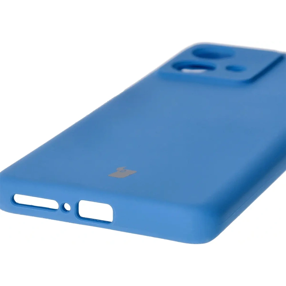 Silikonowe etui Bizon Soft Case do Motorola Edge 40 Neo niebieskie