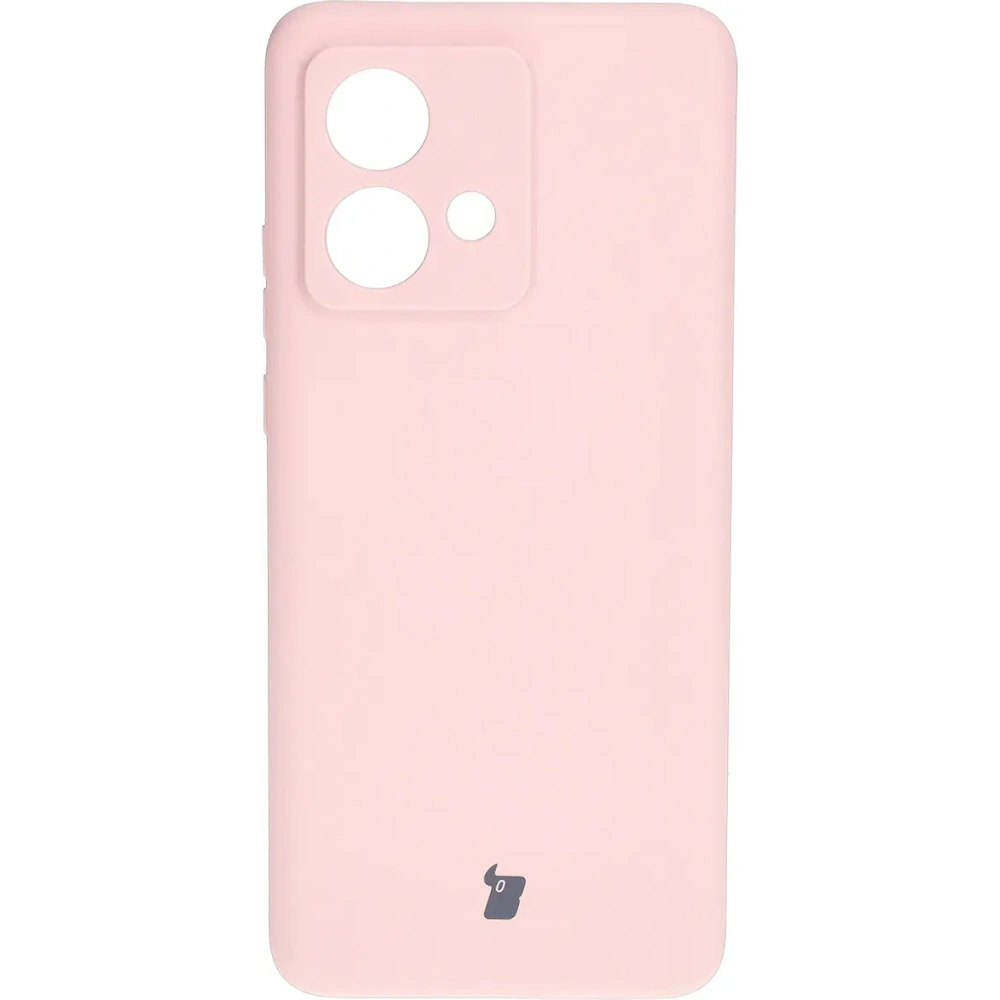 Silikonowe etui Bizon Soft Case do Motorola Edge 40 Neo pudrowy róż