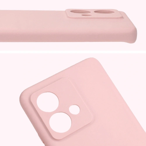 Kup Silikonowe etui Bizon Soft Case do Motorola Edge 40 Neo pudrowy róż - BIZ7000 - {ean13} - Sklep Home Screen