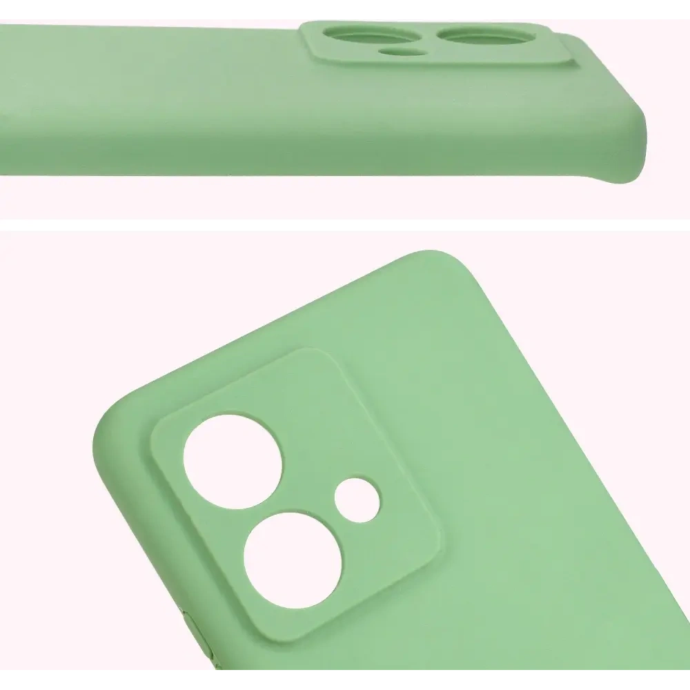 Silikonowe etui Bizon Soft Case do Motorola Edge 40 Neo jasnozielony