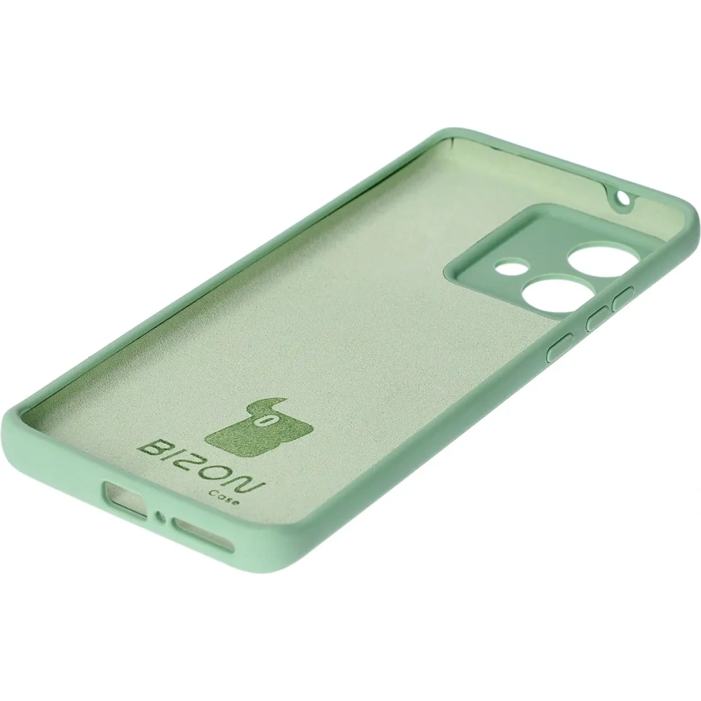 Silikonowe etui Bizon Soft Case do Motorola Edge 40 Neo jasnozielony