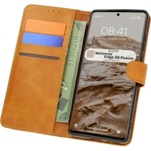 Kup Bizon Tasche für Motorola Edge 50 Fusion braun - BIZ7003 - {ean13} - Sklep Home Screen