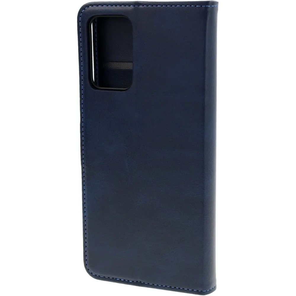 Etui z klapką Bizon Case Pocket do Motorola Edge 50 Fusion granatowe