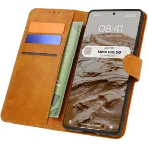 Kup Culoare maro pentru carcasa Bizon Pocket Motorola Moto G85 5G - BIZ7006 - {ean13} - Sklep Home Screen