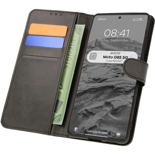 Kup Bizon Case Pocket Motorola Moto G85 5G fekete - BIZ7007 - {ean13} - Sklep Home Screen