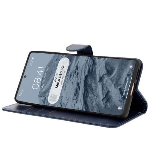 Buy Bizon Case Pocket Motorola Moto G85 5G navy blue - BIZ7008 - {ean13} - Home Screen Store Europe