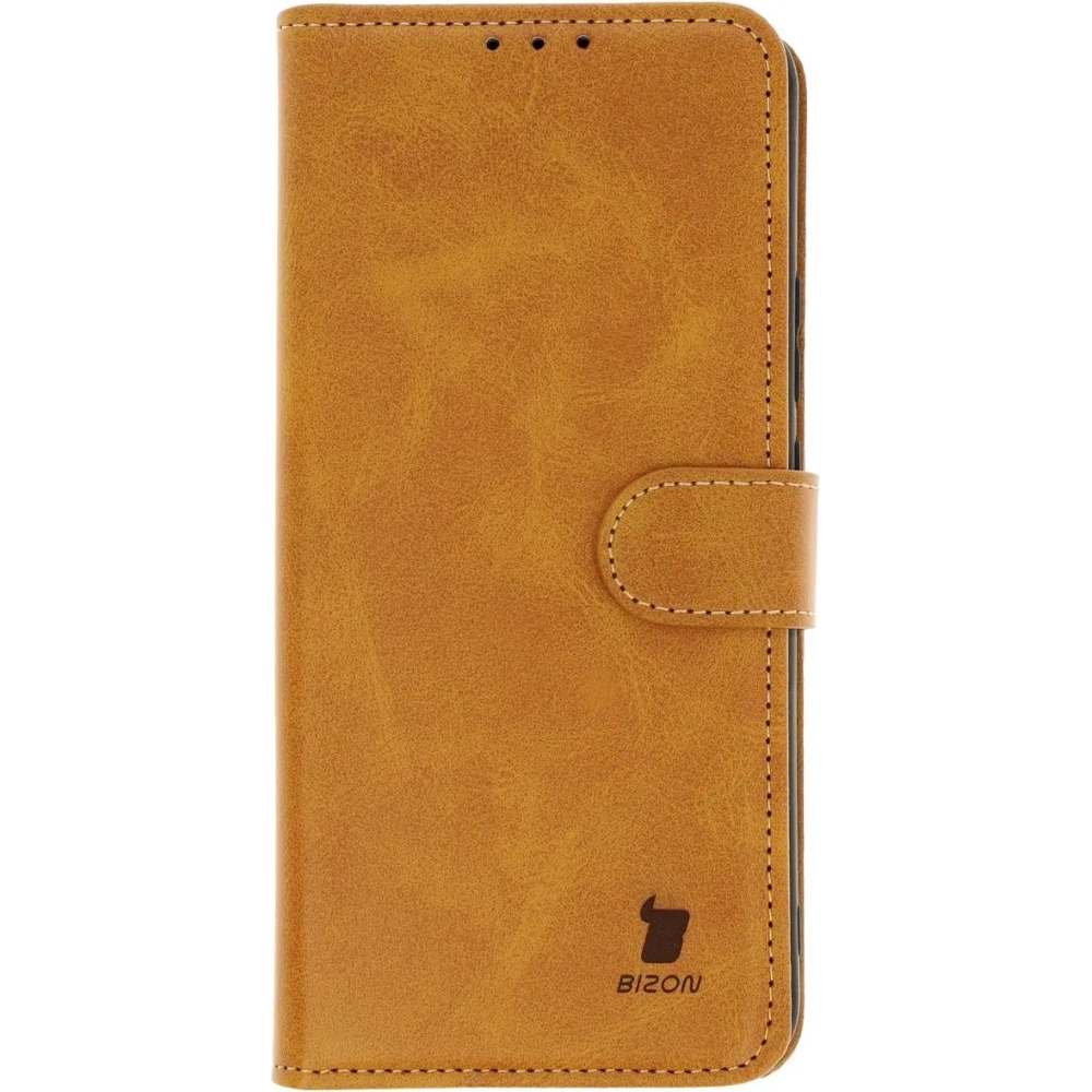 Etui z klapką Bizon Case Pocket do Realme 12+ brązowe