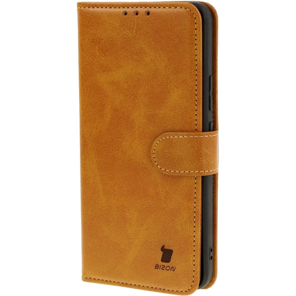 Etui z klapką Bizon Case Pocket do Realme 12+ brązowe