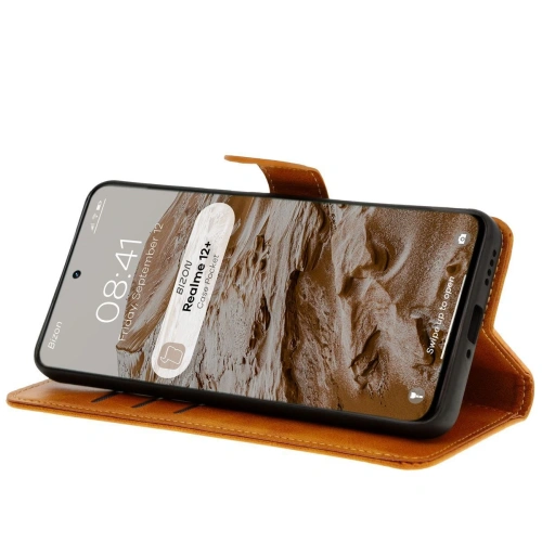 Kup Etui s klopou Bizon Case Pocket pro Realme 12+ hnědé - BIZ7009 - {ean13} - Sklep Home Screen