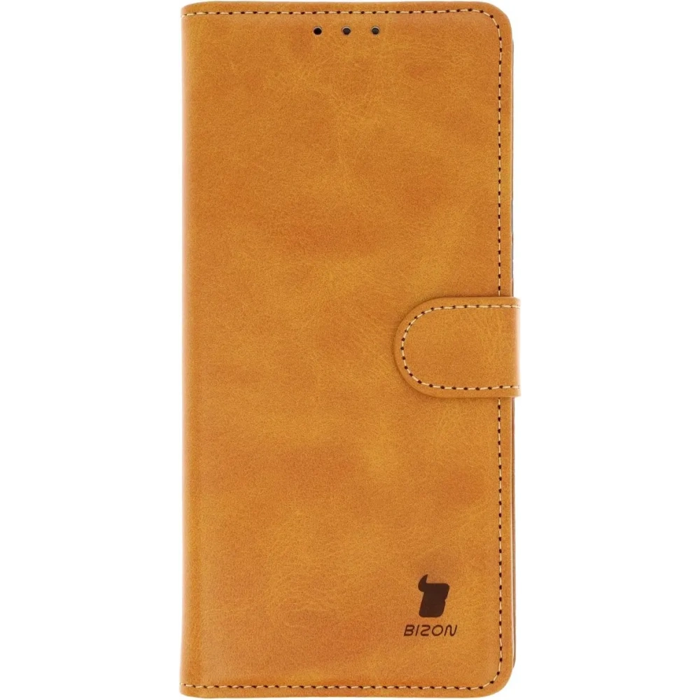 Etui z klapką Bizon Case Pocket do Asus Zenfone 11 Ultra brązowe