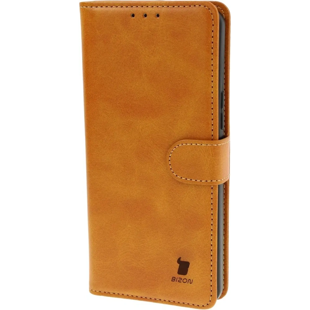 Etui z klapką Bizon Case Pocket do Asus Zenfone 11 Ultra brązowe