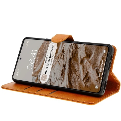 Kup Etui z klapką Bizon Case Pocket do Asus Zenfone 11 Ultra hnědé - BIZ7013 - {ean13} - Sklep Home Screen