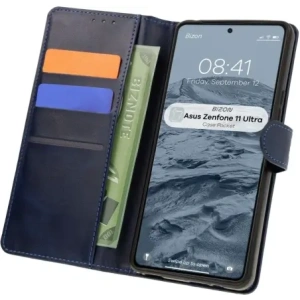 Kup Etui z klapką Bizon Case Pocket do Asus Zenfone 11 Ultra granatowe - BIZ7015 - {ean13} - Sklep Home Screen