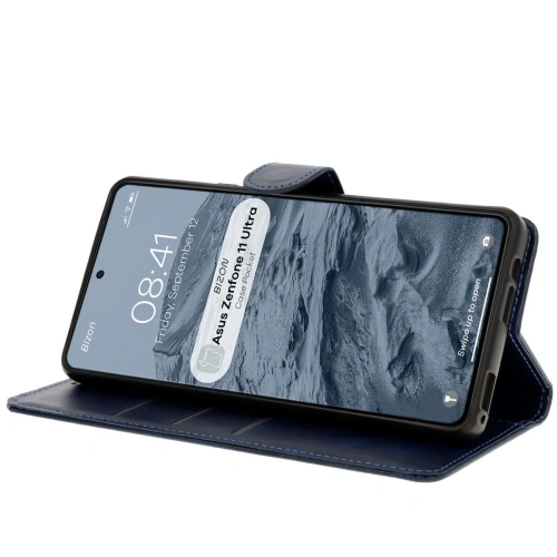 Kup Bizon Case Pocket Asus Zenfone 11 Ultra albastru marin - BIZ7015 - {ean13} - Sklep Home Screen