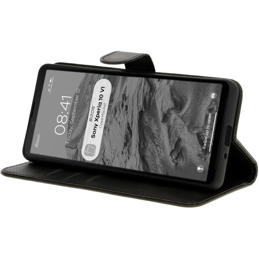 Etui z klapką Bizon Case Pocket do Sony Xperia 10 VI czarne