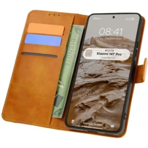 Kup Etui z klapką Bizon Case Pocket do Xiaomi 14T Pro brązowe - BIZ7019 - {ean13} - Sklep Home Screen