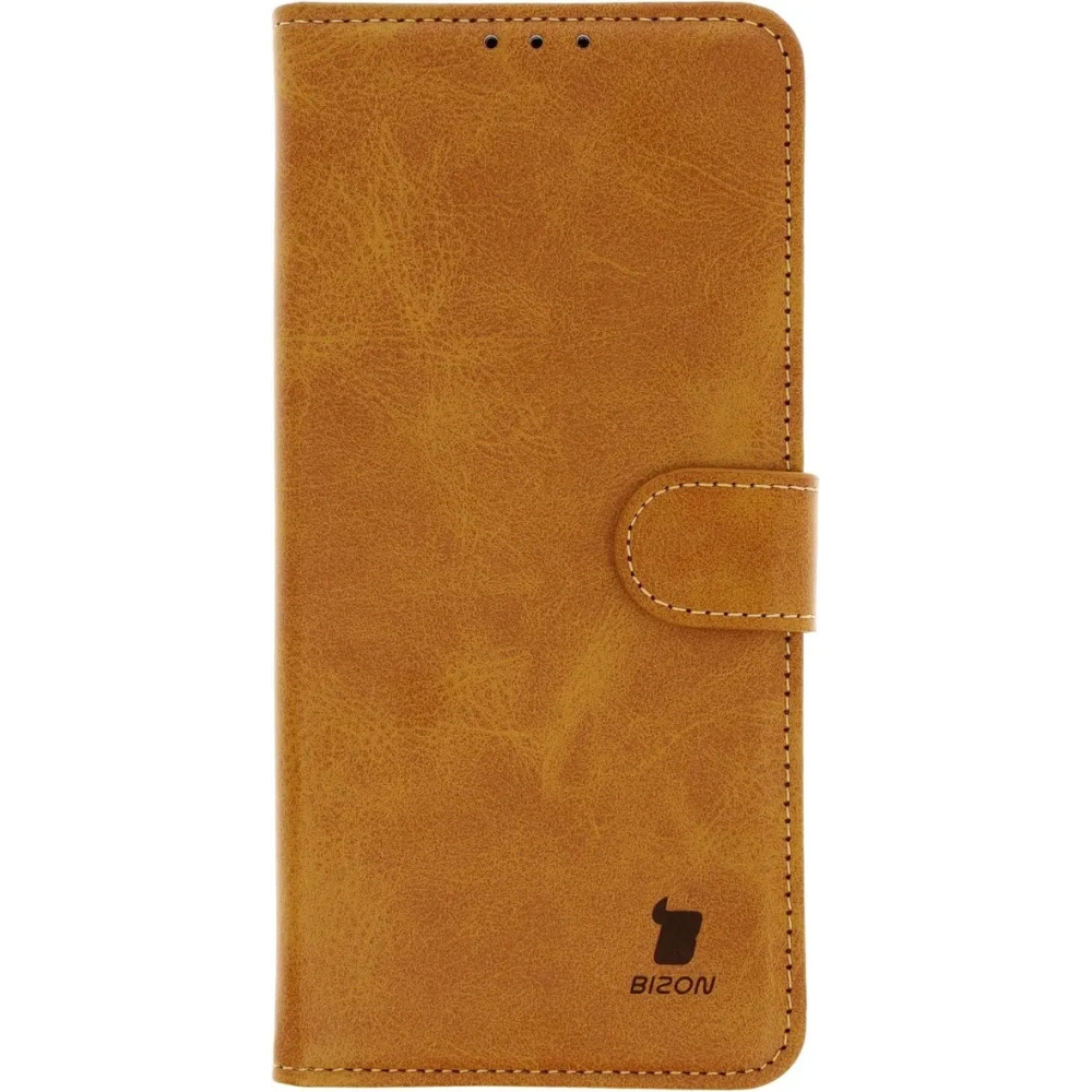 Etui z klapką Bizon Case Pocket do Xiaomi 14T Pro brązowe
