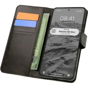 Kup Etui z klapką Bizon Case Pocket do Xiaomi 14T Pro czarne - BIZ7020 - {ean13} - Sklep Home Screen