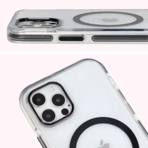 Kup Bizon Case Marco Apple iPhone 12 Pro / 12 klar mit schwarzem Rahmen - BIZ7022 - {ean13} - Sklep Home Screen
