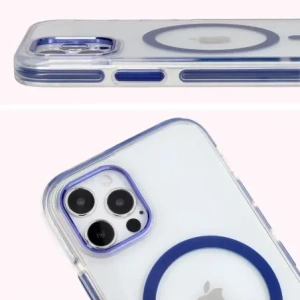 Kup Bizon Case Marco Apple iPhone 12 Pro / 12 klar mit blauem Rahmen - BIZ7023 - {ean13} - Sklep Home Screen