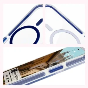 Kup Bizon Case Marco Apple iPhone 12 Pro / 12 klar mit blauem Rahmen - BIZ7023 - {ean13} - Sklep Home Screen