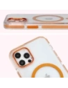 Kup Etui z pierścieniem magnetycznym Bizon Case Marco do Apple iPhone 12 Pro / 12 przezroczyste z pomarańczową ramką - BIZ7024 - {ean13} - Sklep Home Screen