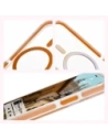 Buy Bizon Case Marco Apple iPhone 12 Pro / 12 clear with orange frame - BIZ7024 - {ean13} - Home Screen Store Europe
