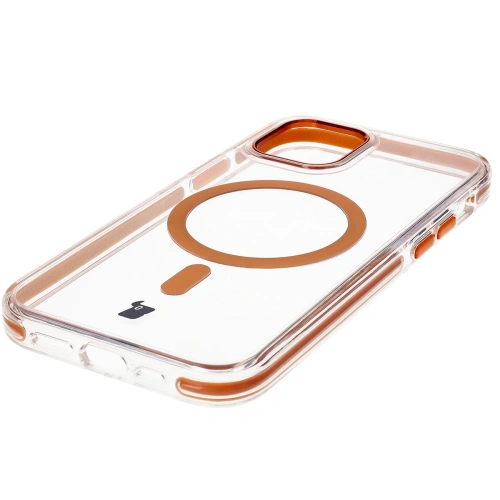 Buy Bizon Case Marco Apple iPhone 12 Pro / 12 clear with orange frame - BIZ7024 - {ean13} - Home Screen Store Europe