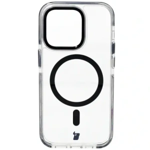 Kup Etui z pierścieniem magnetycznym Bizon Case Marco do Apple iPhone 14 Pro przezroczyste z czarną ramką - BIZ7025 - {ean13} - Sklep Home Screen