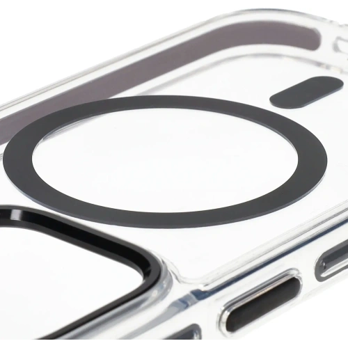 Kup Etui z pierścieniem magnetycznym Bizon Case Marco do Apple iPhone 14 Pro przezroczyste z czarną ramką - BIZ7025 - {ean13} - Sklep Home Screen