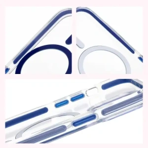 Kup Etui z pierścieniem magnetycznym Bizon Case Marco do Apple iPhone 14 Pro przezroczyste z niebieską ramką - BIZ7026 - {ean13} - Sklep Home Screen