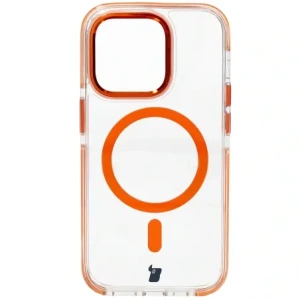 Kup Etui z pierścieniem magnetycznym Bizon Case Marco do Apple iPhone 14 Pro przezroczyste z pomarańczową ramką - BIZ7027 - {ean13} - Sklep Home Screen