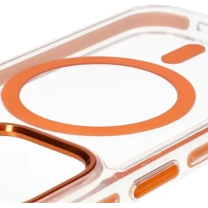 Kup Etui z pierścieniem magnetycznym Bizon Case Marco do Apple iPhone 14 Pro przezroczyste z pomarańczową ramką - BIZ7027 - {ean13} - Sklep Home Screen