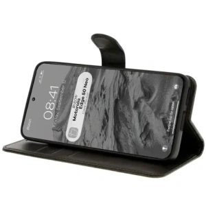 Kup Etui z klapką Bizon Case Pocket do Motorola Edge 50 Neo czarne - BIZ7029 - {ean13} - Sklep Home Screen