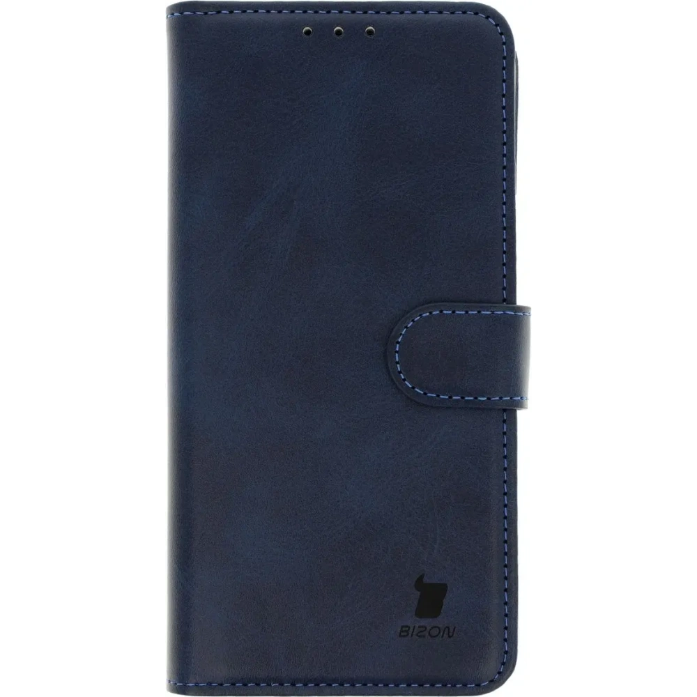 Etui z klapką Bizon Case Pocket do Motorola Edge 50 Neo granatowe