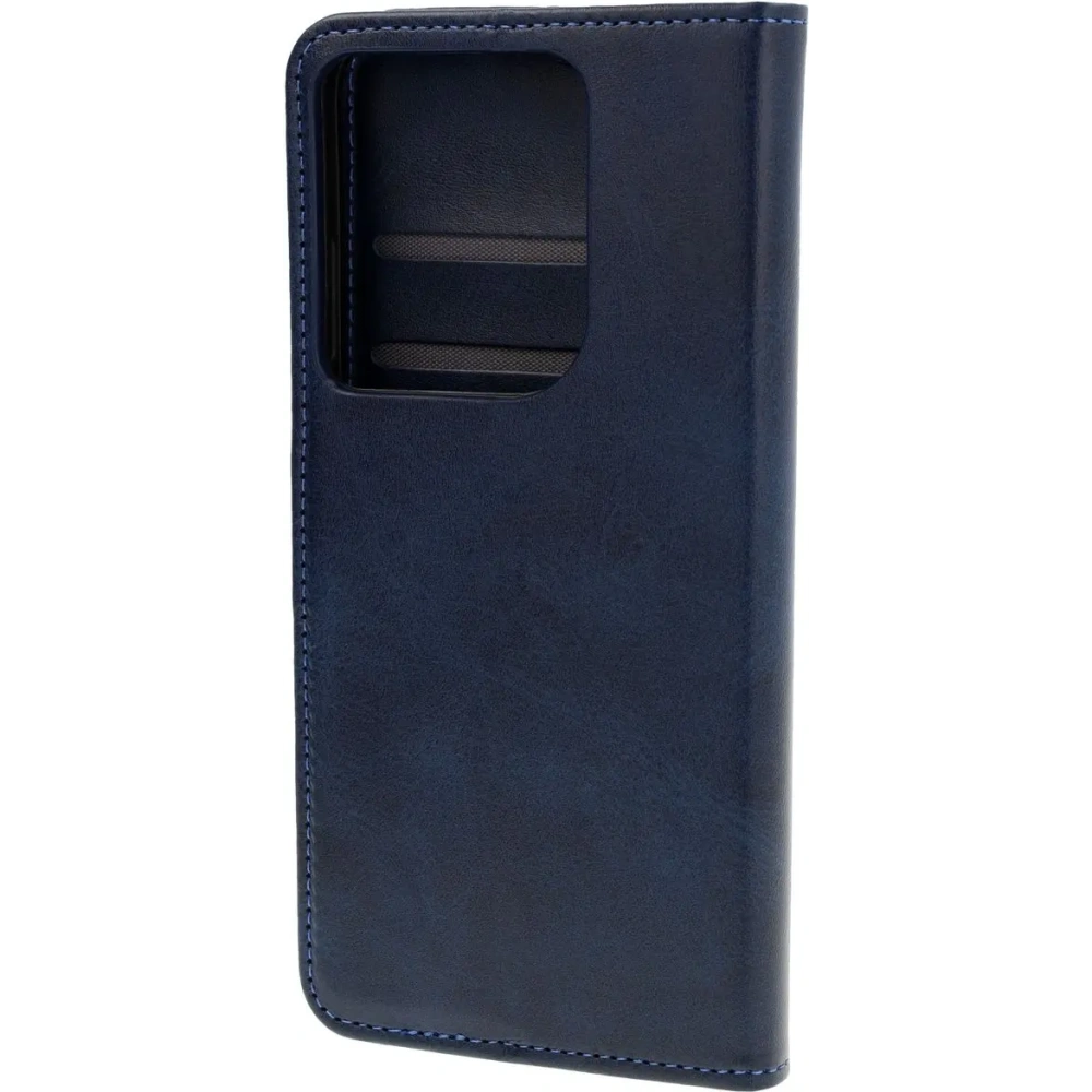 Etui z klapką Bizon Case Pocket do Motorola Edge 50 Neo granatowe