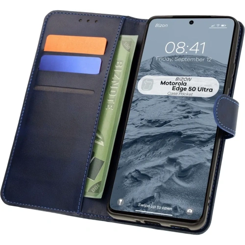 Kup Bizon tok zsebes Motorola Edge 50 Ultra sötétkék - BIZ7033 - {ean13} - Sklep Home Screen