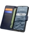 Etui z klapką Bizon Case Pocket do Motorola Edge 50 Ultra granatowe
