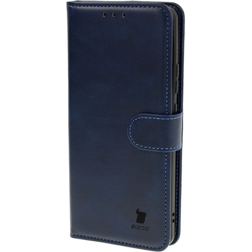 Etui z klapką Bizon Case Pocket do Motorola Edge 50 Ultra granatowe