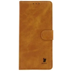 Kup Etui z klapką Bizon Case Pocket do Motorola Moto G35 5G brązowe - BIZ7034 - {ean13} - Sklep Home Screen