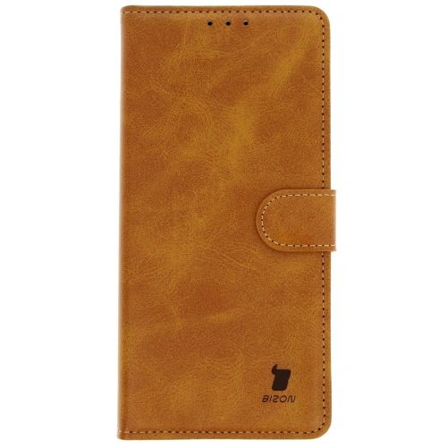 Kup Etui z klapką Bizon Case Pocket do Motorola Moto G35 5G brązowe - BIZ7034 - {ean13} - Sklep Home Screen